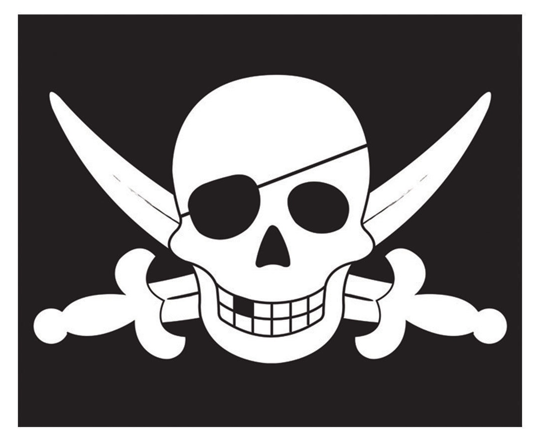 Флаг с механизмом поднятия PlayPark Pirate Flag 550x450 mm