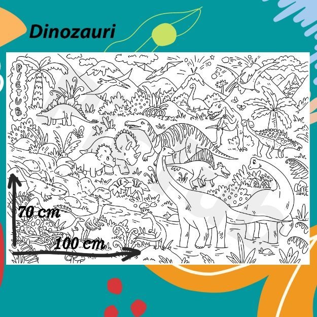 Раскраска PicTub Dinozauri (PT004)