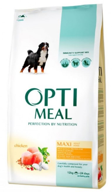 Сухой корм для собак Optimeal Adult Maxi Chicken 12kg