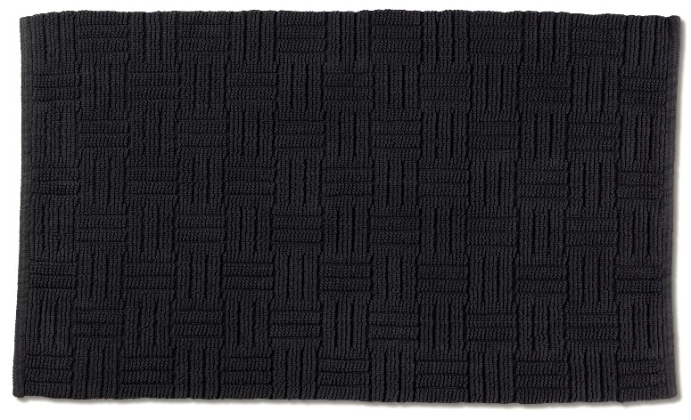Covoraș de baie Kela Leana Black 65x55cm (23515)