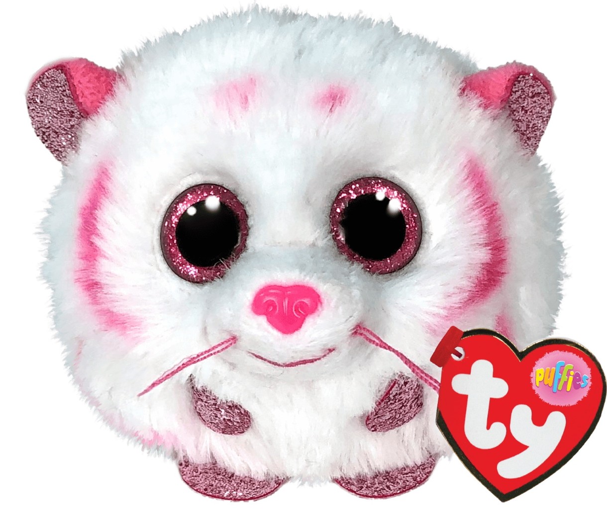 Мягкая игрушка Ty Puffies Tabor Pink/White Tiger (TY42524)