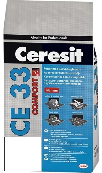 Затирка для швов Ceresit CE33-01