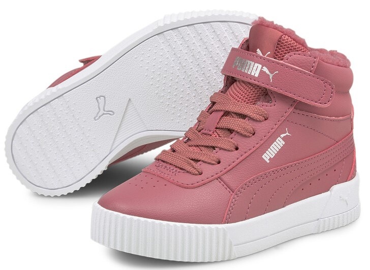 Ghete pentru copii Puma Carina Mid Fur Ps Mauvewood 32.5