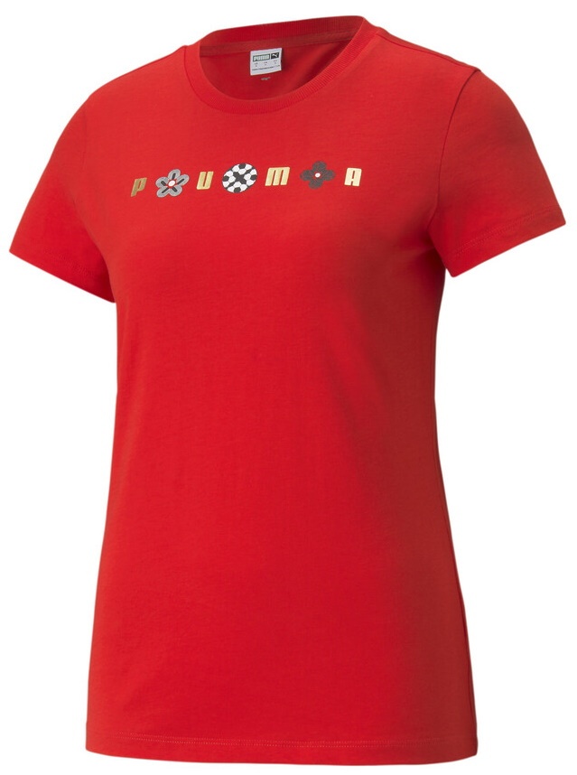 Женская футболка Puma As Graphic Tee High Risk Red S