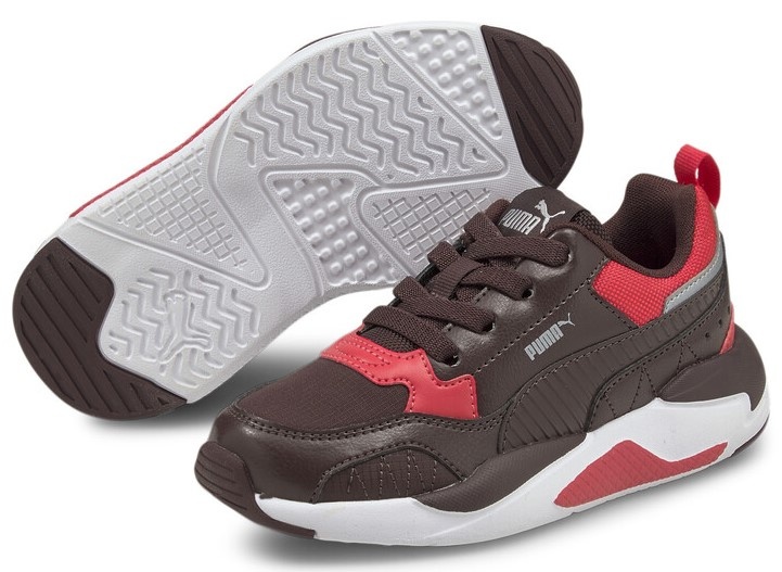 Кроссовки детские Puma X-Ray 2 Square Nightfall Ac Ps Fudge/Paradise Pink/Puma Silver 33