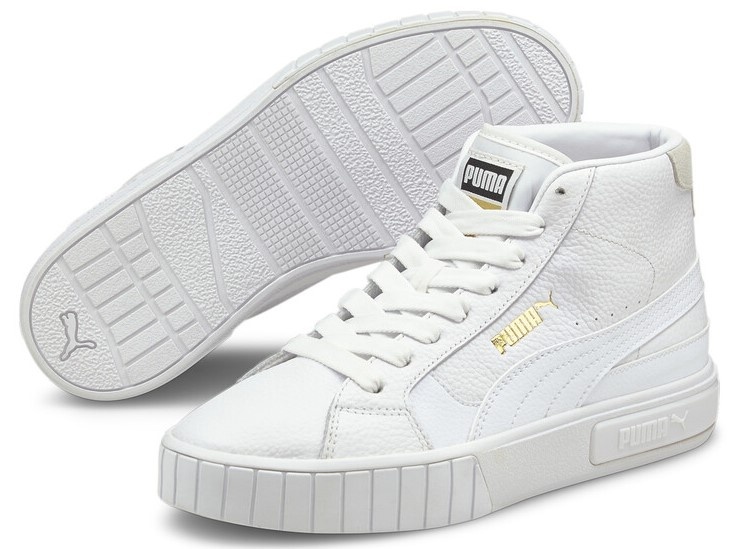 Ghete pentru damă Puma Cali Star Mid Wns Puma White/Team Gold 37