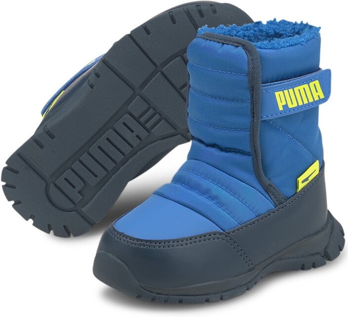 Ботинки детские Puma Nieve Boot Wtr Ac Inf Future Blue/Nrgy Yellow 23