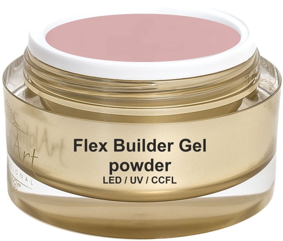 Моделирующий гель для ногтей SvitolArt Flex Builder Gel Powder 15ml