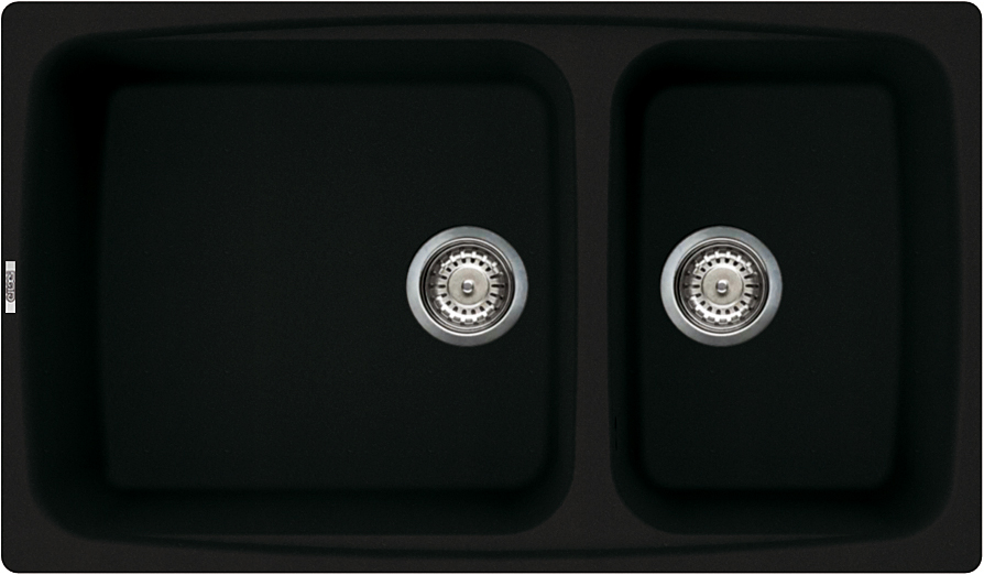 Chiuvetă de bucătărie Elleci Fox 450 40 Full Black (LGF45040)