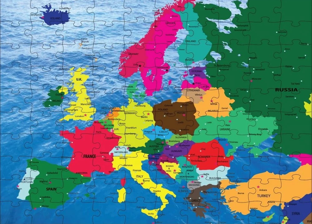 Пазл Noriel 100 Harta Europei (NOR2808)