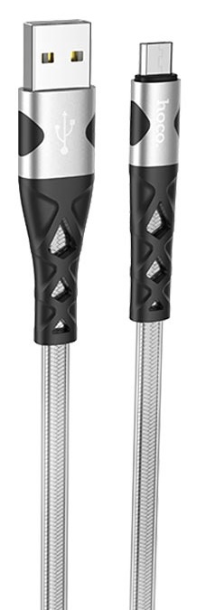 USB Кабель Hoco U105 Treasure Micro Silver