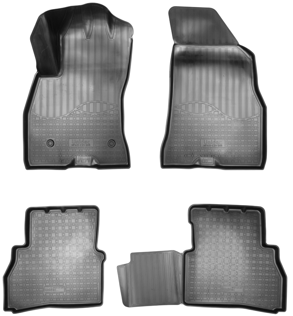 Covoraşe auto Norplast Unidec Fiat Doblo 3D 2015 (NPA11-C21-205)