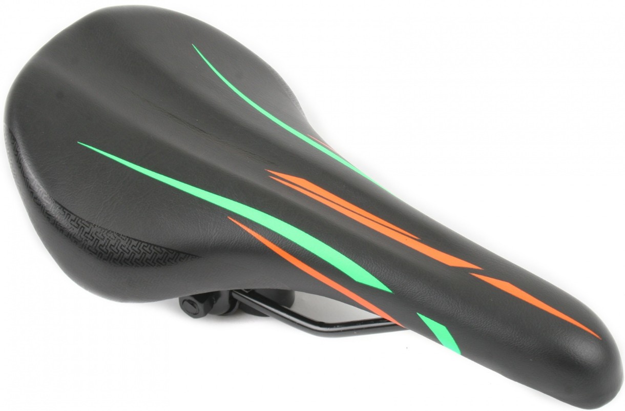 Велосипедное седло Hongfei HF-AZ-6077-02 Black/Green