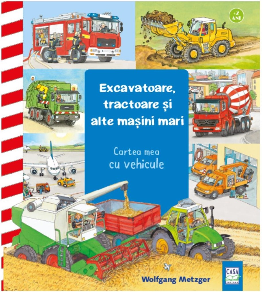 Cartea Excavatoare, tractoare si alte masini mari (9786067871616)