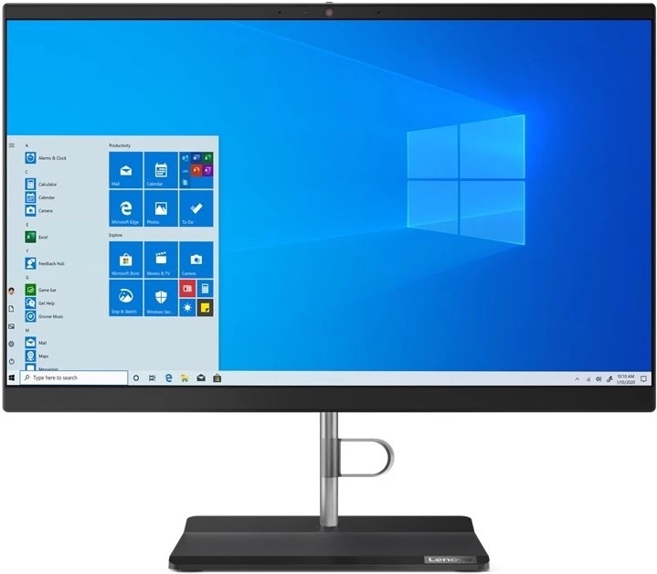 Моноблок Lenovo V50a 24IMB Black (i7-10700T 16Gb 512Gb+1Tb)