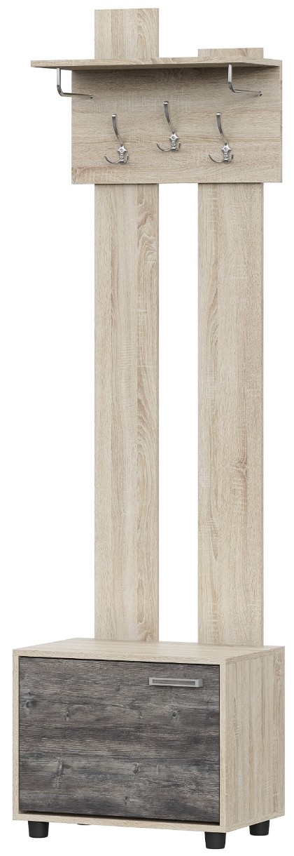 Antreu SV-Мебель Визит 1 cu sertar Stejar Sonoma/Pin Jackson