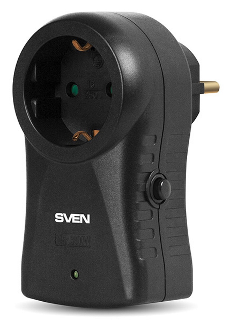 Protecţie împotriva supratensiunii Sven SF-01U Black