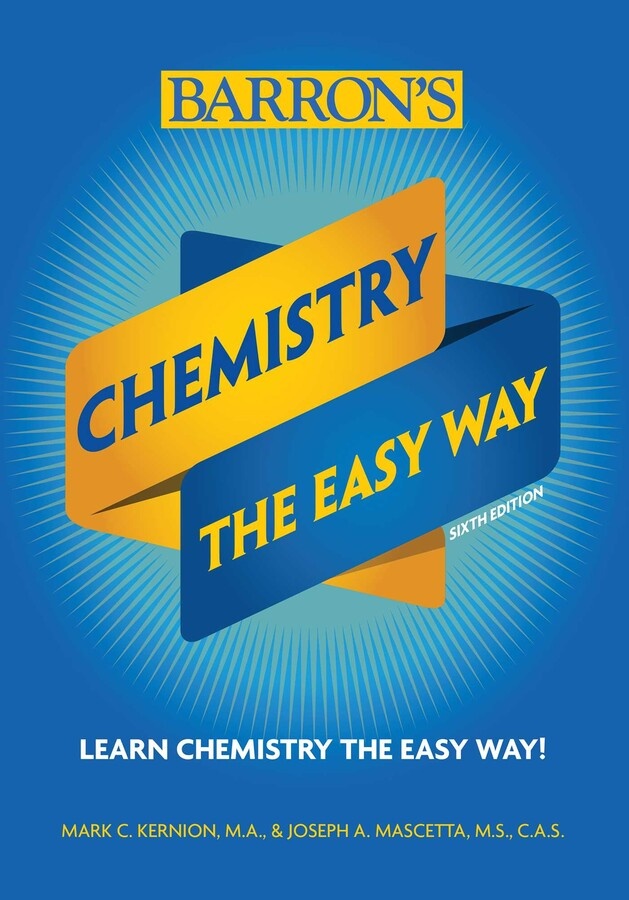 Книга Barron's Chemistry The Easy Way Mascetta (9781438012100)