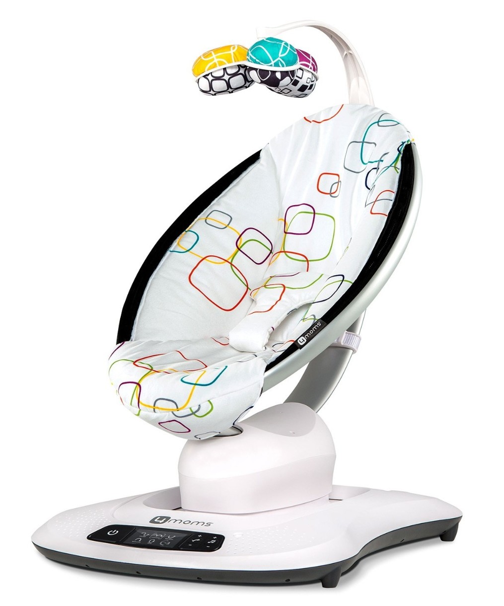 Детское кресло-качалка 4moms Mamaroo 4.0 Plush Multicolor