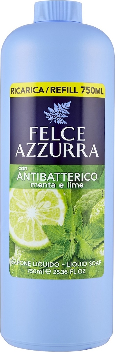 Sapun lichid pentru mîini Felce Azzurra Antibacterico Mint&Lime 750ml (024344)