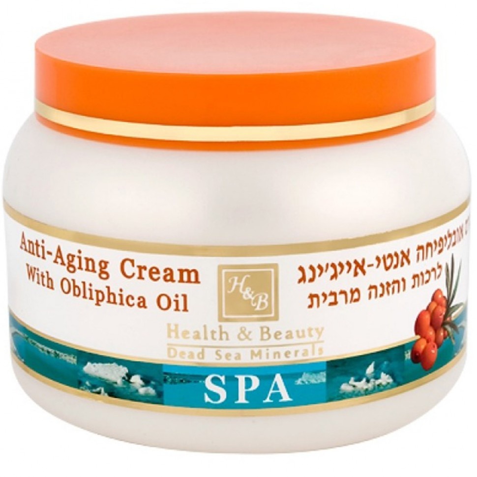 Крем для тела Health & Beauty Anti-Aging Cream with Obliphica Oil 250ml