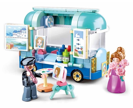 Set de construcție Sluban Girls Dream Drawing (B0865)