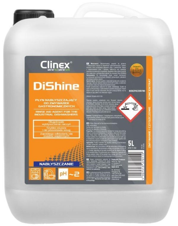 Профессиональное средство Clinex DiShine 5L