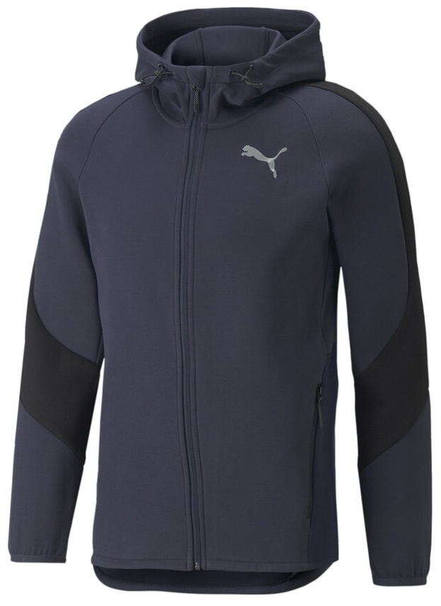 Hanorac pentru bărbați Puma Evostripe Full-Zip Hoodie Parisian Night S