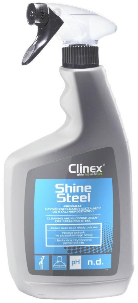Профессиональное чистящее средство Clinex Shine Steel 650ml