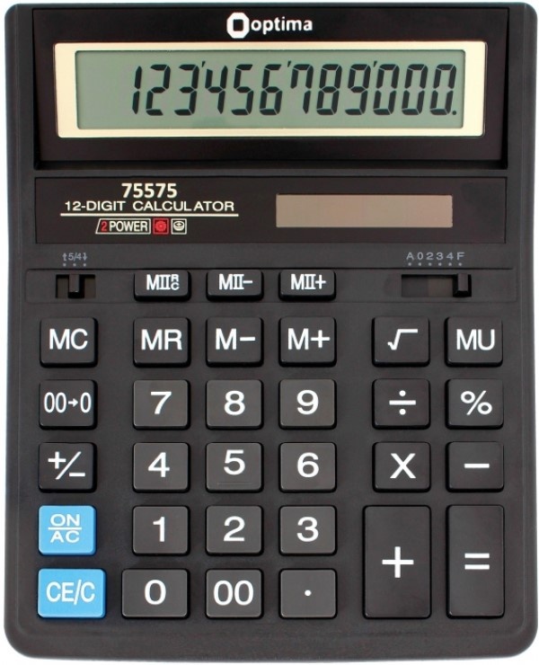Калькулятор Optima O75575