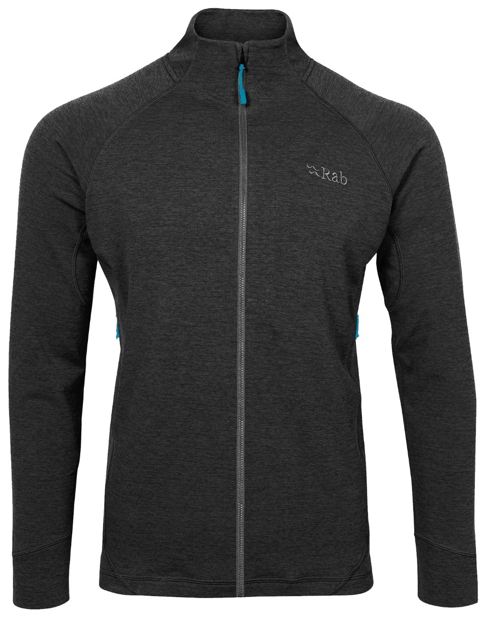 Hanorac pentru bărbați Rab Nexus Full-Zip S Black