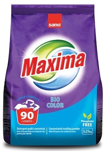 Стиральный порошок Sano Maxima Bio 3.25kg (991204)