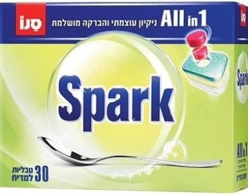Detergent pentru mașine de spălat vase Sano Spark 30pcs (351910)