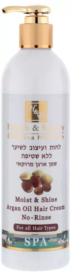 Крем для волос Health & Beauty Moist & Shine Silicone Hair Cream No-Rinse 400ml (326585)