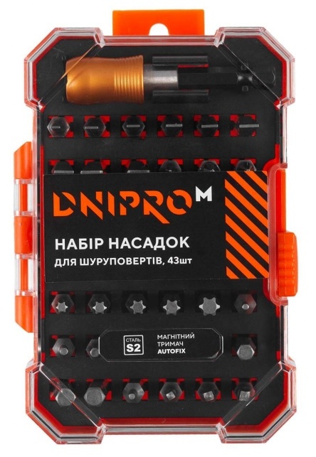 Набор головок Dnipro-M S2 43pcs