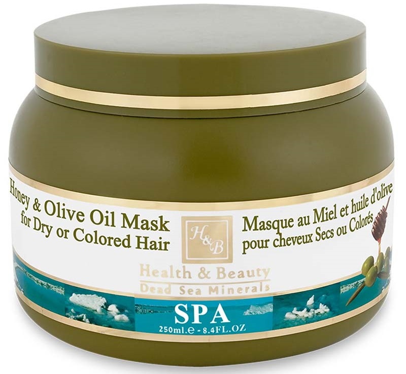 Mască pentru păr Health & Beauty Honey & Olive Oil Mask For Dry Colored Hair 250ml (843304)