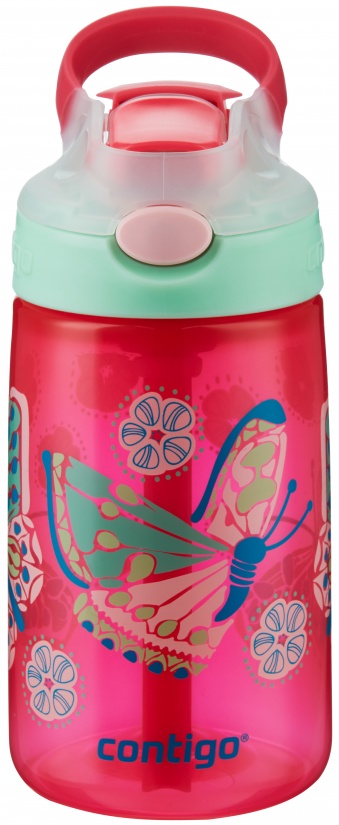Cana cu pai Contigo Gizmo 420ml Butterfly