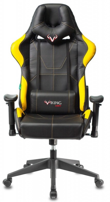 Геймерское кресло Burocrat Viking 5 Aero Yellow/Black