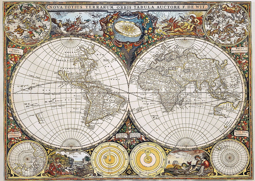 Пазл Trefl 1000 Ancient World Map (20144)