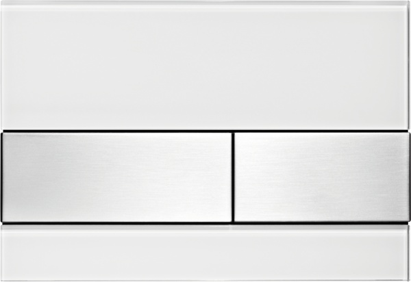 Кнопка смыва Tece 9.240.801 White/Steel