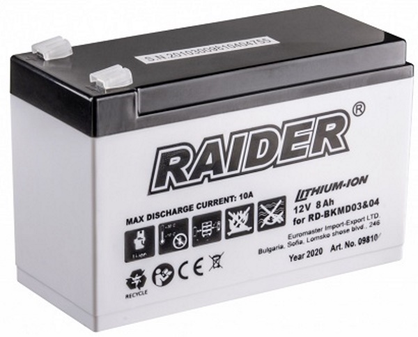 Аккумуляторная батарея Raider RD-BKMD03/04
