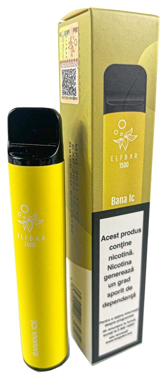 Картридж для электронных сигарет Elf Bar 1500 Banana Ice