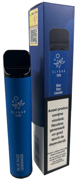 Электронная сигарета Elf Bar 1500 Blue Razz Lemonade