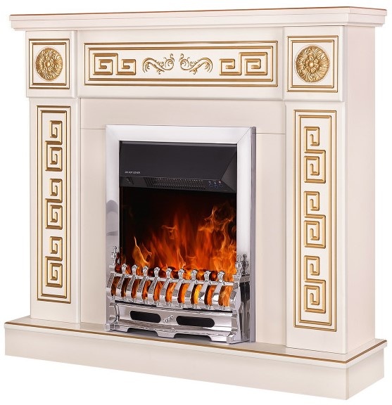 Электрокамин Art Flame Versailles Gold & Galileo Silver Ivory