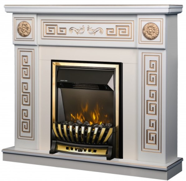 Электрокамин Art Flame Versailles Gold & Meridian Ivory