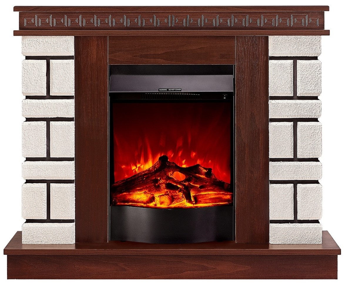 Электрокамин Art Flame Nazarii Mini & Corsica Wenge\White