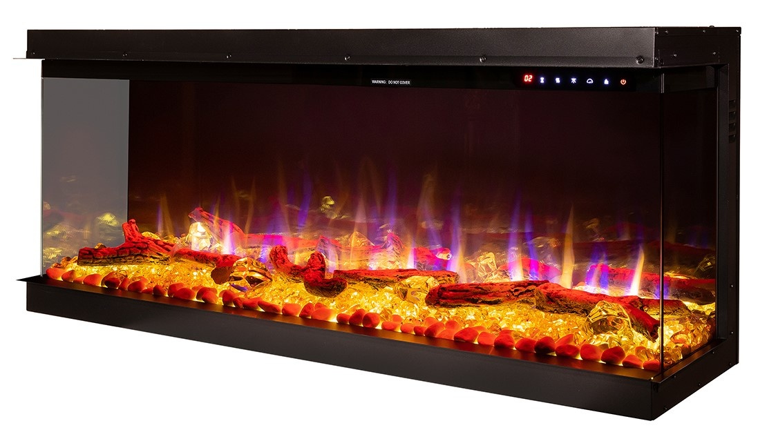 Электрокамин Art Flame Bloom Black