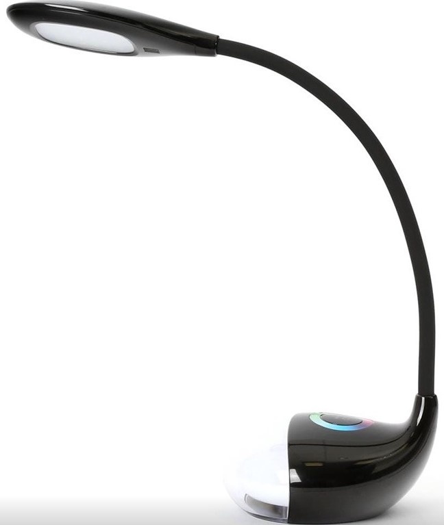 Настольная лампа Platinet Desk Lamp 6W + Night Lamp Black (44347)