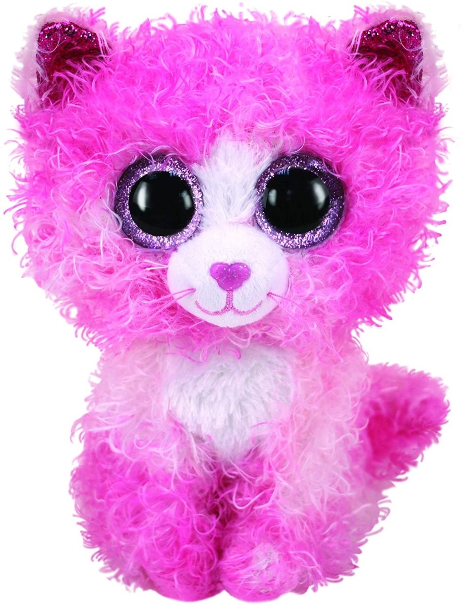 Мягкая игрушка Ty Pink Cat with Curly Hair (TY36479)