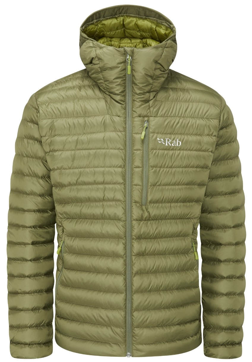 Мужская куртка Rab Microlight Alpine L Chlorite Green